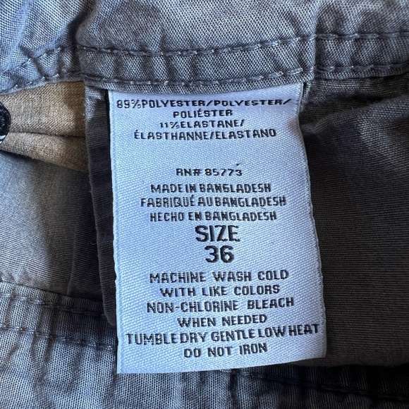 Men's Tan Flat Front Shorts Quick Dry size 36. - Picture 6 of 6